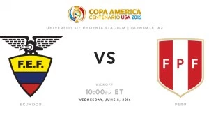 Ecuador vs Peru Copa America Live Stream